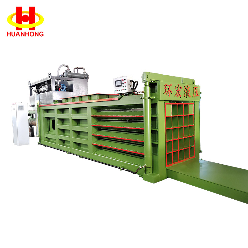Pozioma hydrauliczna prasa do makulatury o udźwigu 200 ton