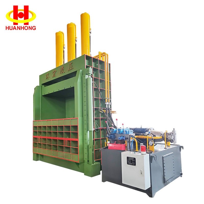 Hydraulick&yacute; pohon Velk&yacute; box na materi&aacute;l Vertik&aacute;ln&iacute; lis na odpadn&iacute; pap&iacute;r na plastov&yacute; šrot