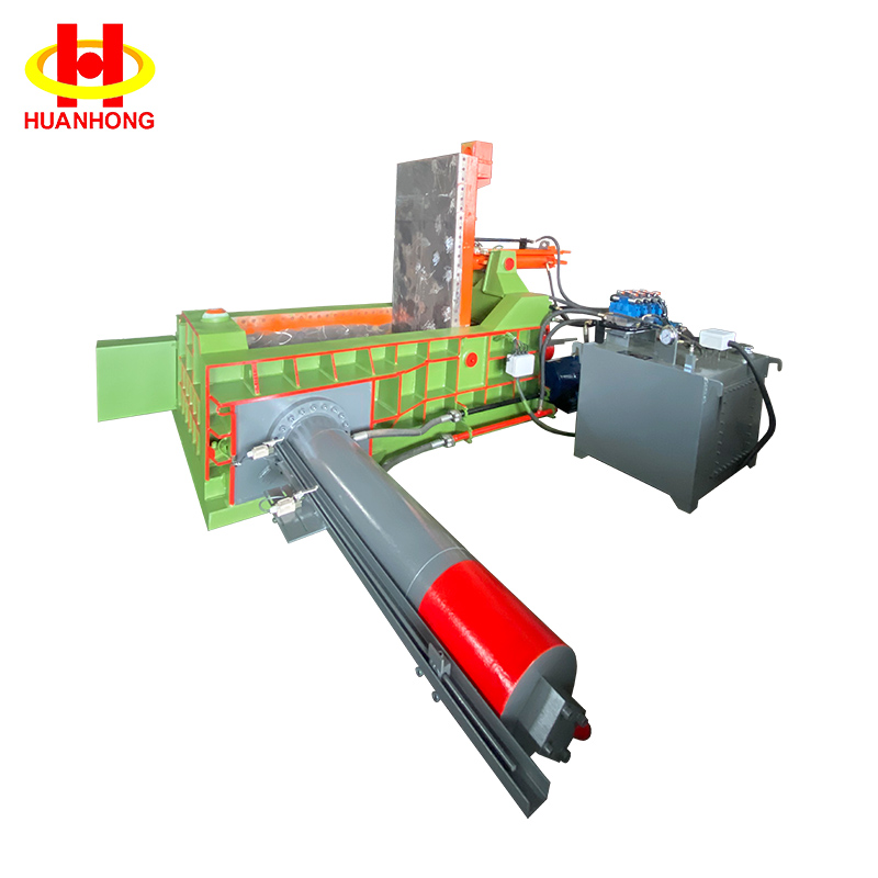 125 톤 유압 자동 측면 푸시 폐기물 알루미늄 캔 포장기 스크랩