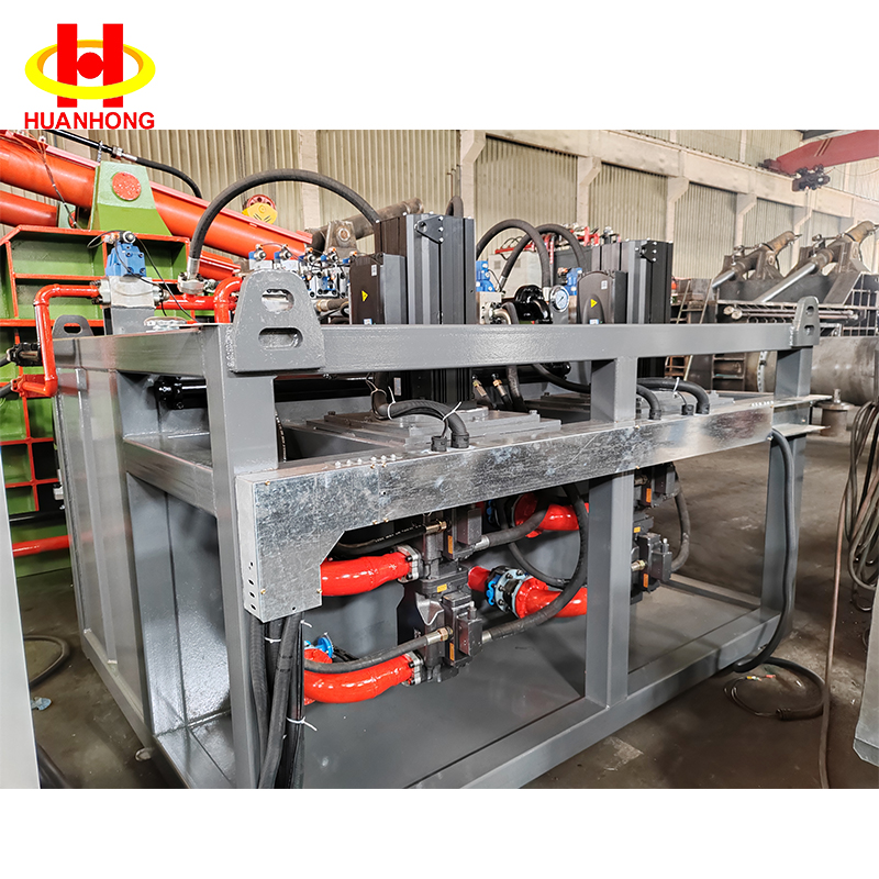 PLC-ohjattu hydraulinen metalliromun paalauspuristin