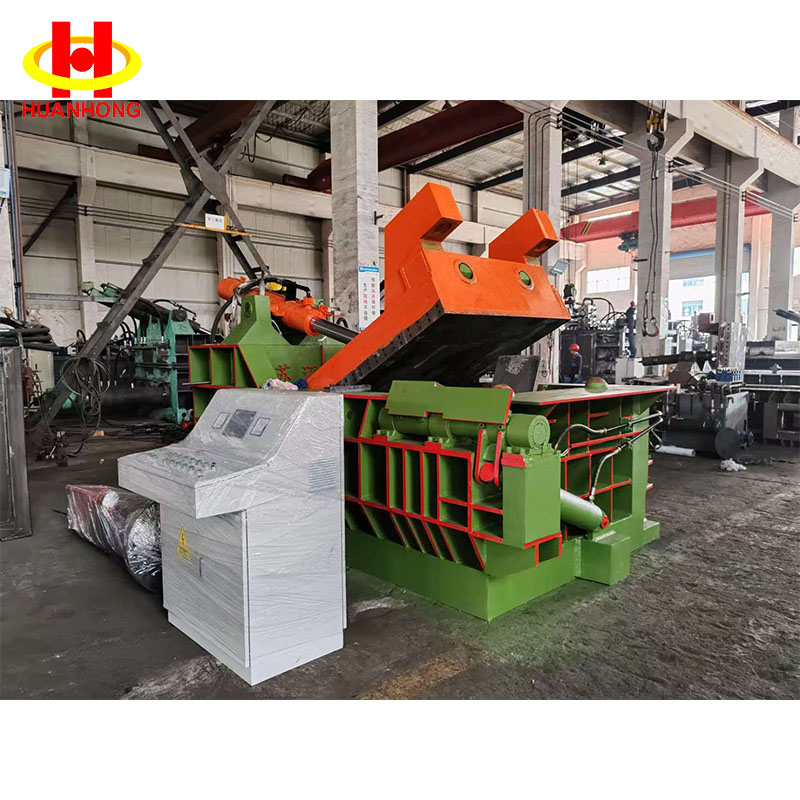 250 Tonnen kleine Materialbox, automatische hydraulische Aluminium-Schrottballenpresse
