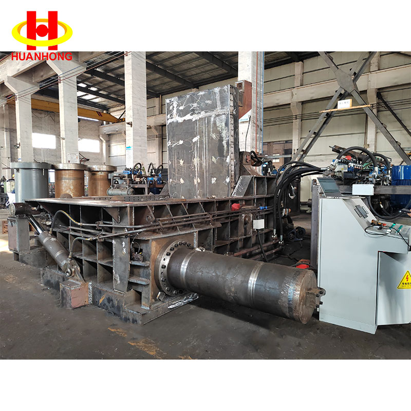 250 tons lille materialekasse Automatisk hydraulisk aluminium skrotballemaskine