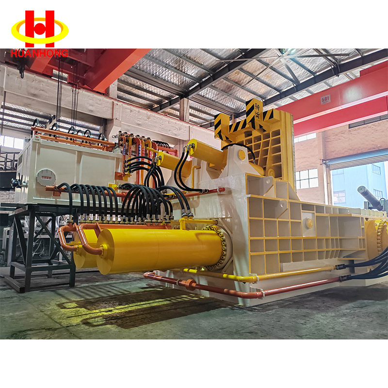 Hydrauliczna prasa do prasowania złomu ze stopu tytanu do recyklingu tytanu